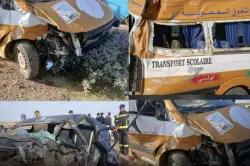 كانوا في طريقهم إلى الامتحانات.. حادثة سير خطيرة تتسبب في حالة وفاة وإصابة 3 أساتذة ومديرية التعليم تطلق حملة للتبرع بالدم